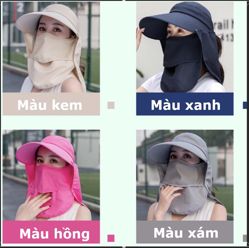 Mũ Khẩu Trang Nhật Chống Nắng COLD UV HAT