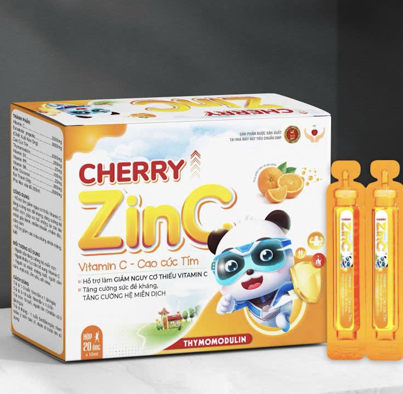 CHERRY Zinc (Vitamin C - Cao cúc Tím) tăng cường hệ miễn dịch