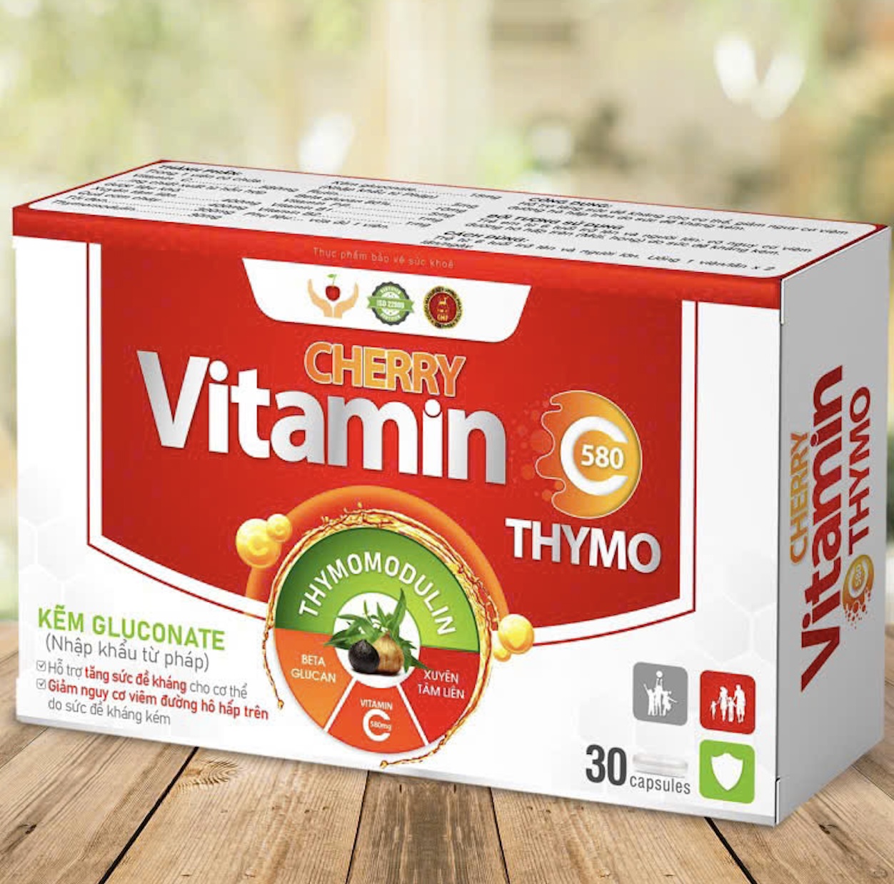 Cherry Vitamin Thymo 580 tăng sức đề kháng cho cơ thể