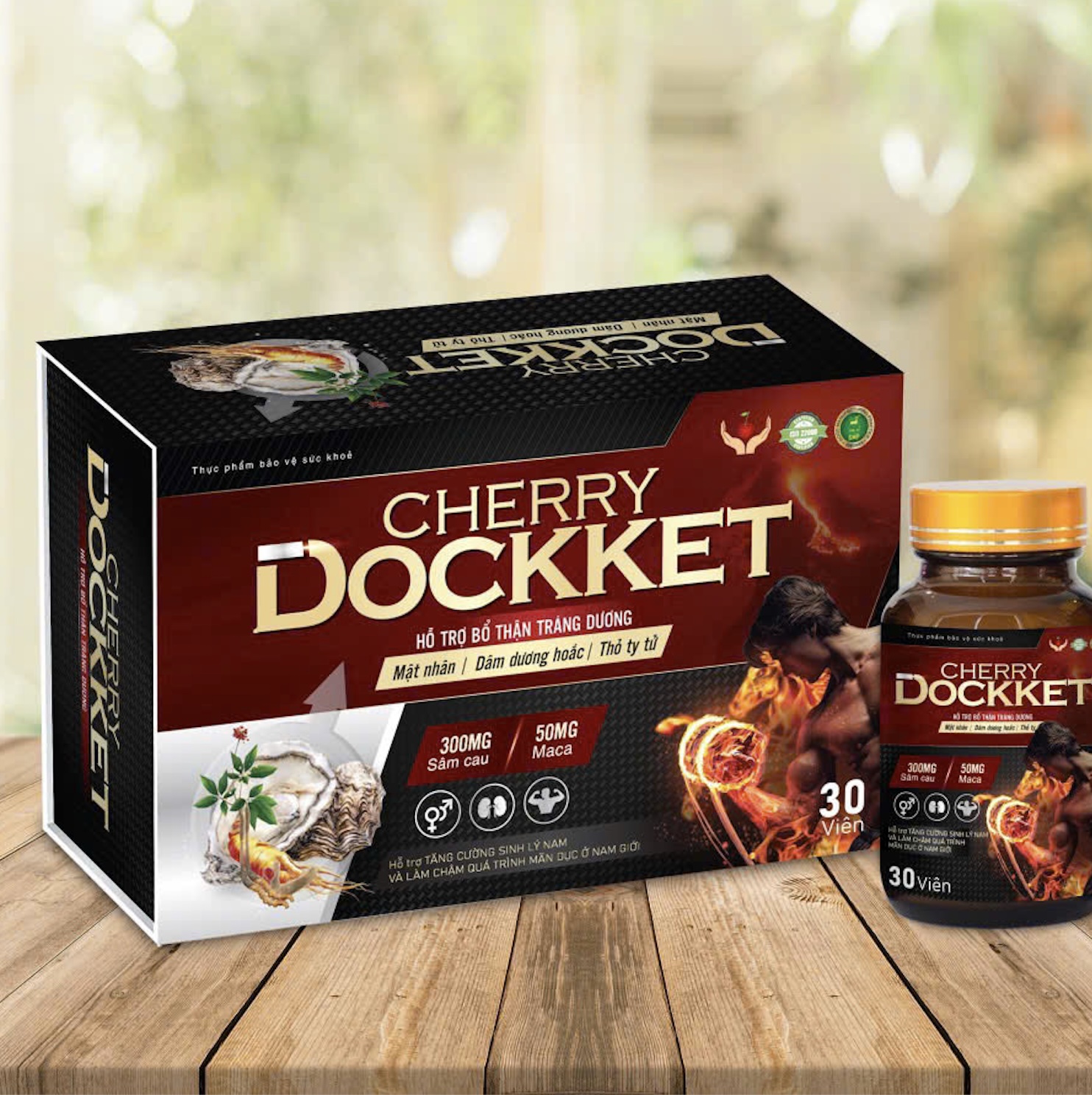 Cherry Dockket – Viên Uống Bổ Thận Tráng Dương