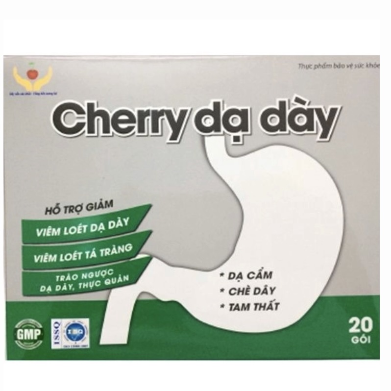 Hỗ trợ giảm viêm loét dạ dày Cherry Dạ Dày