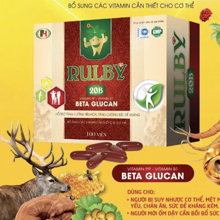 Rulby 20B - Hỗ trợ tăng cường tiêu hóa