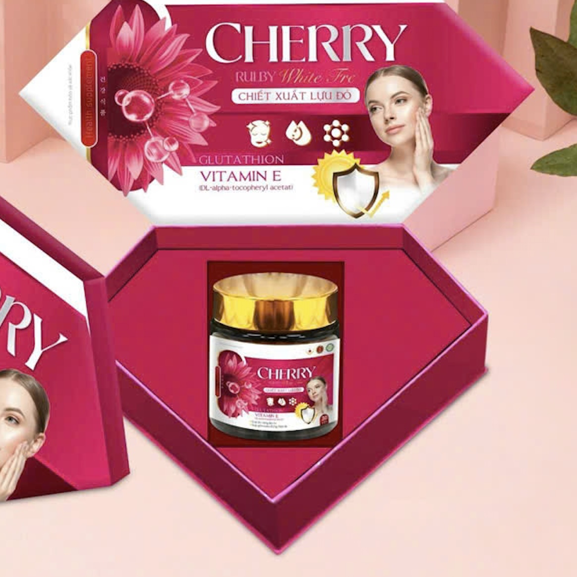 Cherry Ruby White Pro tái tạo làn da