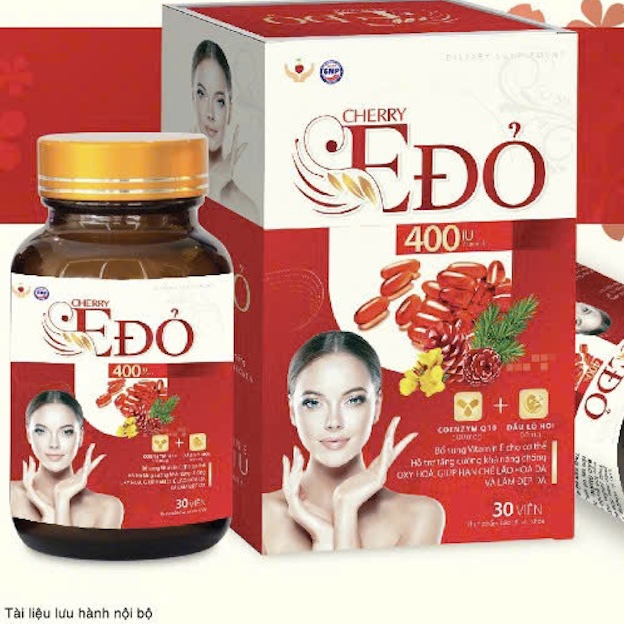 Viên uống E đỏ cherry chống lão hóa