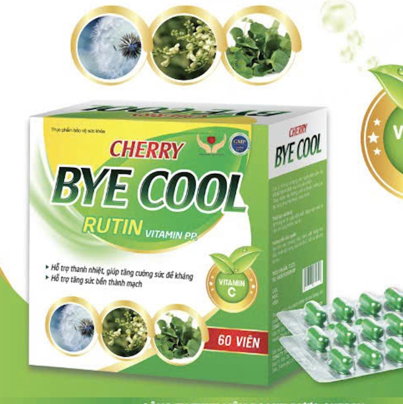Viên uống giảm nhiệt miệng Cherry Bye Cool