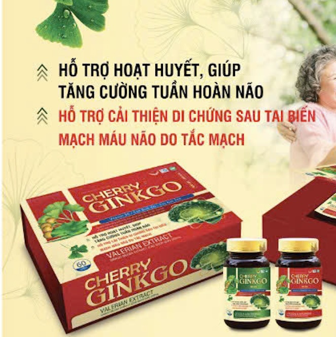 Cherry Ginkgo hỗ trợ hoạt huyết