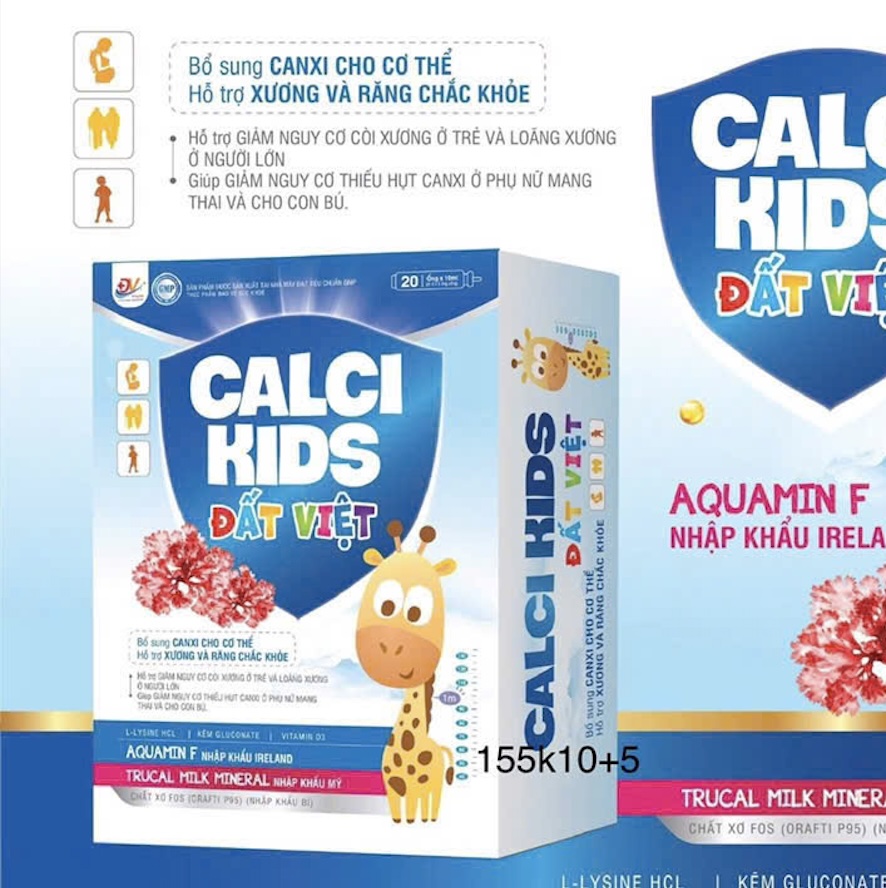 Calci Kids Đất Việt bổ sung canxi