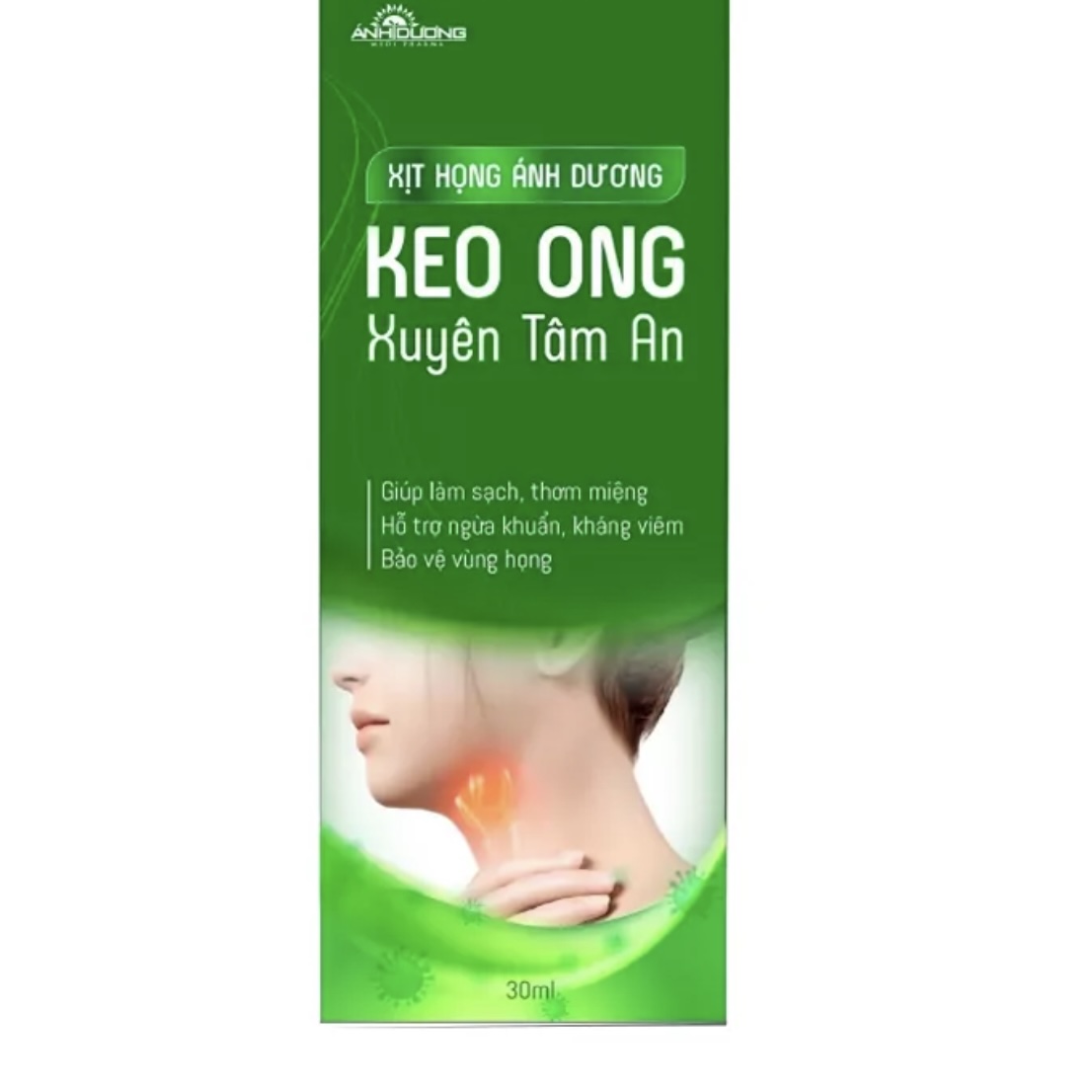 Xịt họng Ánh Dương Keo ong Xuyên Tâm An