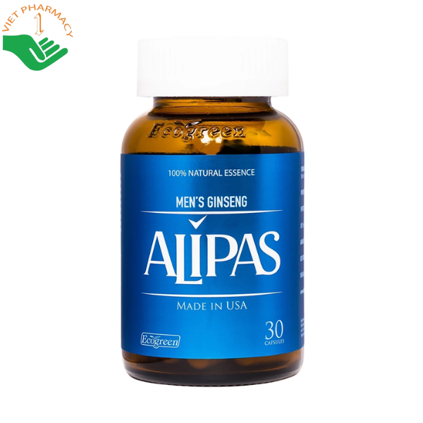 Viên uống Men's Ginseng Alipas (1 lọ x 30 viên)