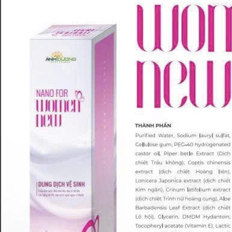 Dung dịch vệ sinh Nano for Women New