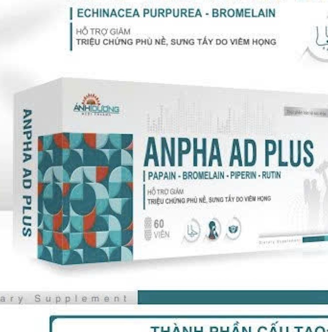Anpha Ad Plus giảm sưng họng