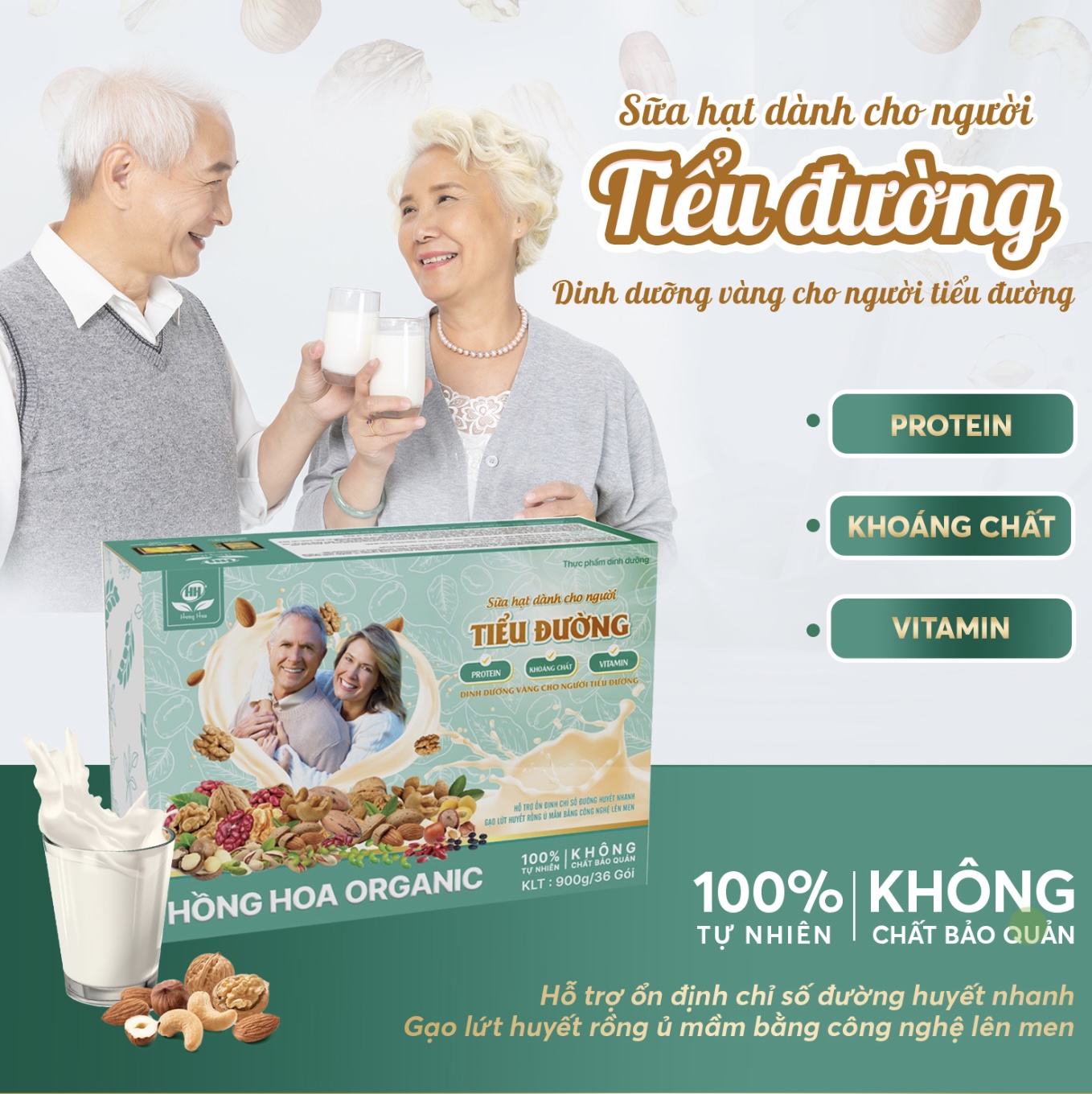 Sữa hạt dành cho người tiểu đường – Sữa Hạt thuần chay an toàn