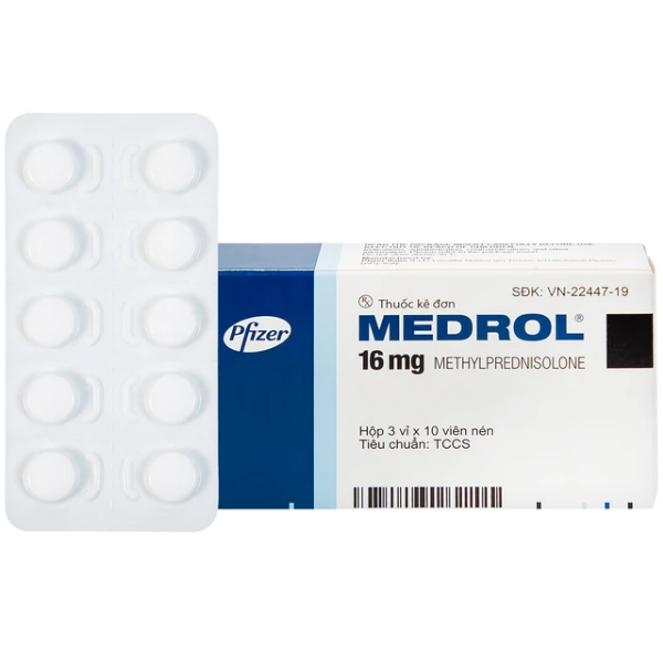 Thuốc Medrol 16mg Pfizer Kháng Viêm, Điều Trị Dị Ứng Và Rối Loạn Miễn Dịch