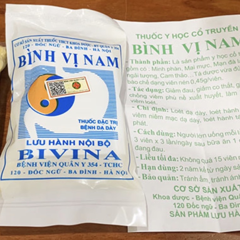 Thuốc dạ dày Bình Vị Nam