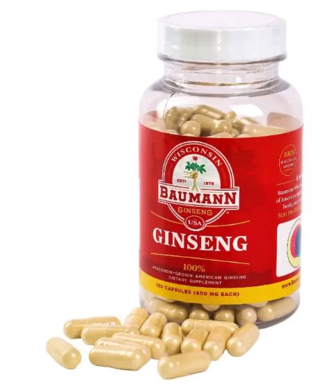 Viên Nang Nhân Sâm Mỹ Baumann Wisconsin 400mg
