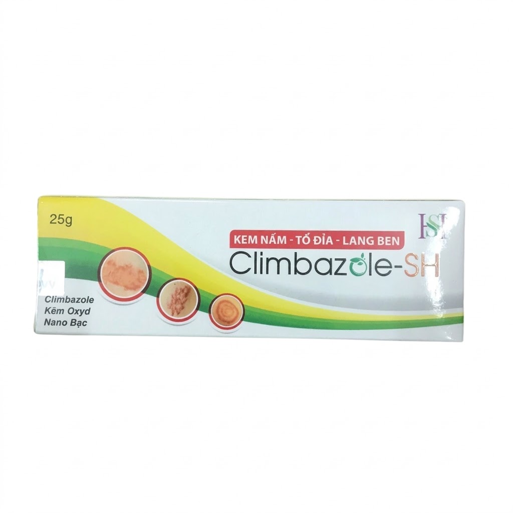 Kem bôi Climbazole – SH kiểm soát triệu chứng và phục hồi da bị nấm