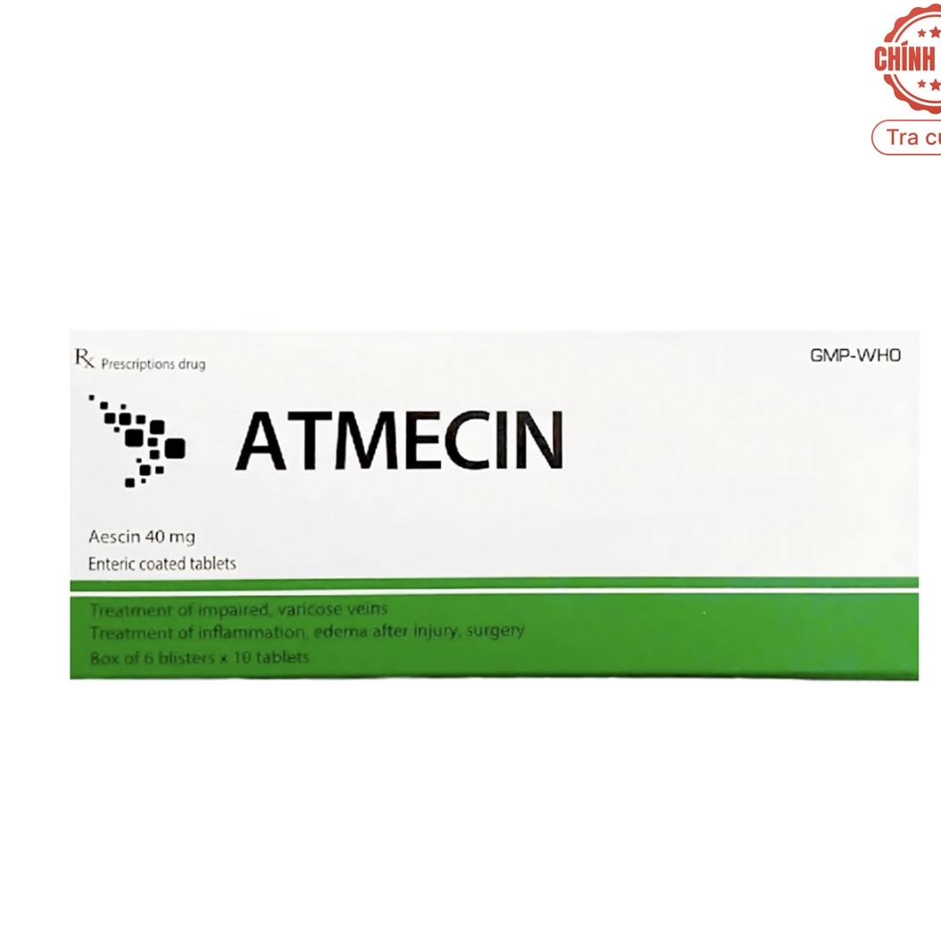 Thuốc Atmecin Hà Nam điều trị suy tĩnh mạch mãn tính