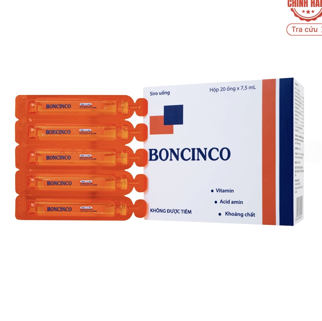 Thuốc Boncinco Hà Nam giúp bổ sung các vitamin và acid amin thiết yếu