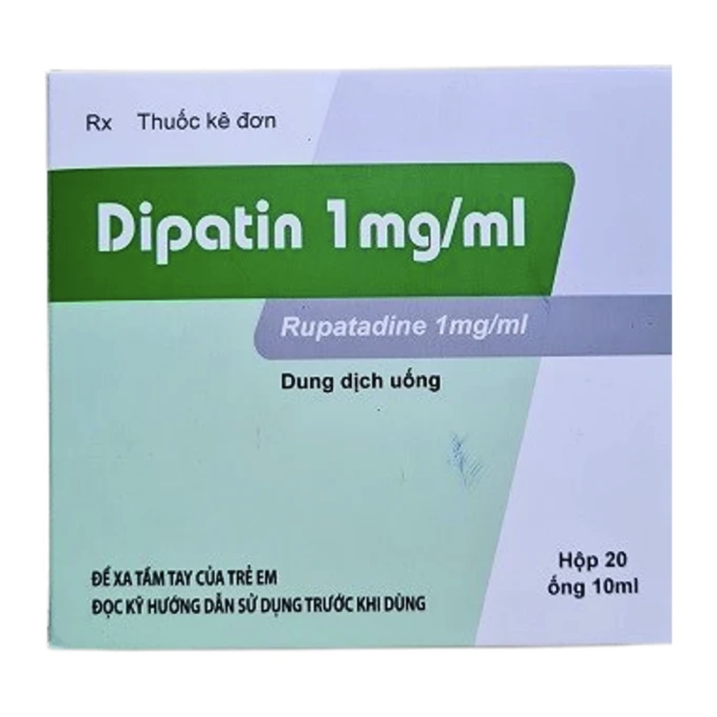 Dipatin điều trị triệu chứng viêm mũi dị ứng và bệnh mày đay