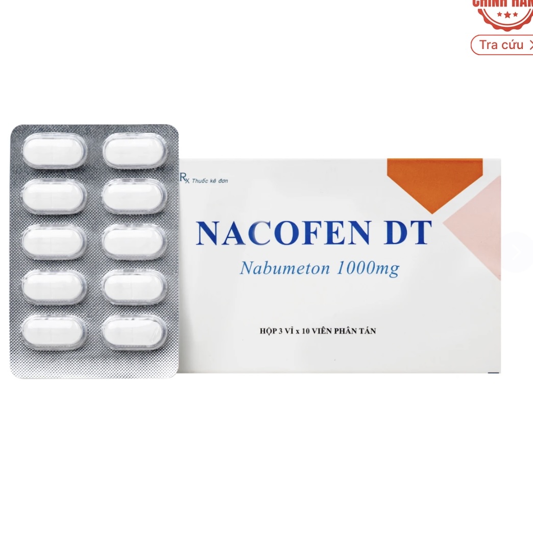 Thuốc Nacofen DT 1000mg Hà Nam điều trị các triệu chứng kéo dài của viêm khớp mạn tính
