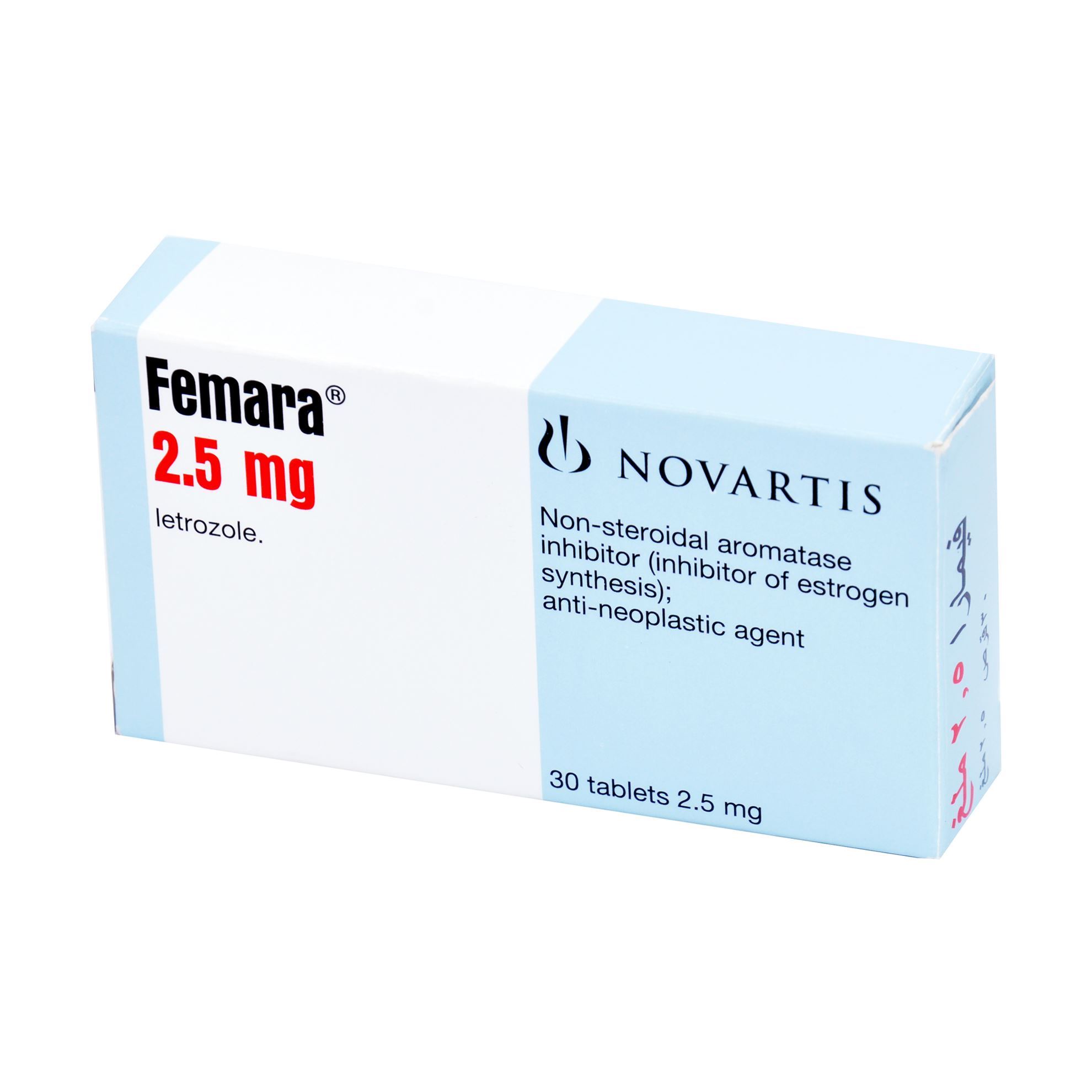 Thuốc Femara 2,5mg (Ấn Độ) điều trị ung thư vú