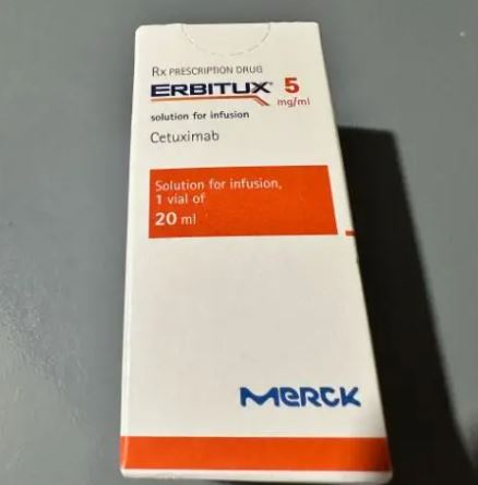 Thuốc Erbitux 5mg/ml Merck điều trị cho bệnh nhân bị ung thư đại - trực tràng, ung thư tế bào vảy vùng đầu và cổ (20ml)