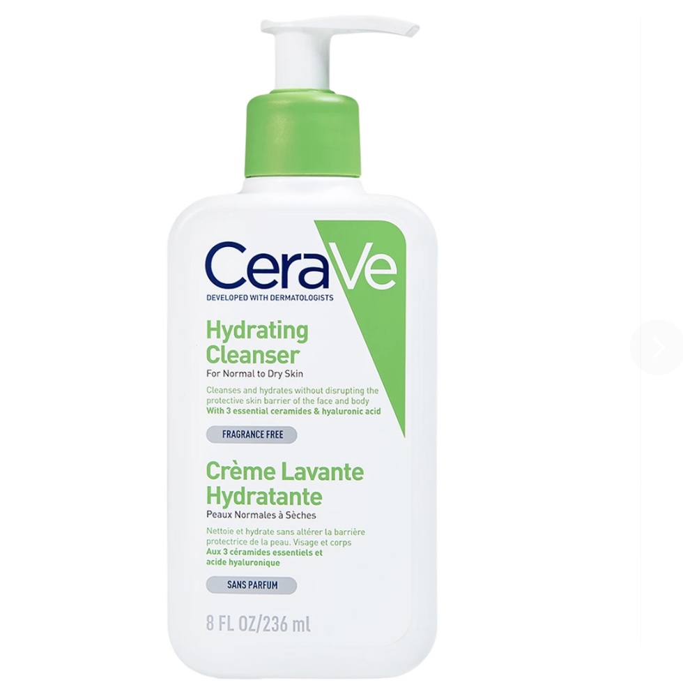 Sữa rửa mặt cho da thường và khô Cerave Hydrating Cleanser 236ml