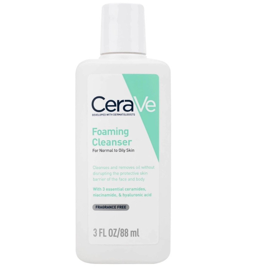 Sữa rửa mặt CeraVe Foaming Cleanser làm sạch sâu dành cho da dầu (88ml)