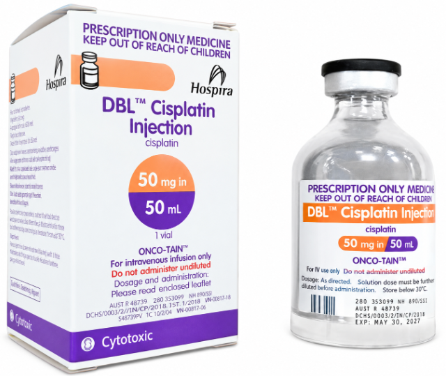 Thuốc DBL Cisplatin Injection 50mg/50ml chống phù nề
