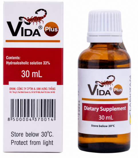 Thuốc Vida Plus 30ml  hỗ trợ điều trị ung thư