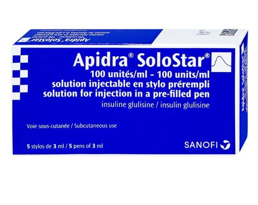 Bút Tiêm Apidra Solostar Insulin Glulisine 300iu Sanofi