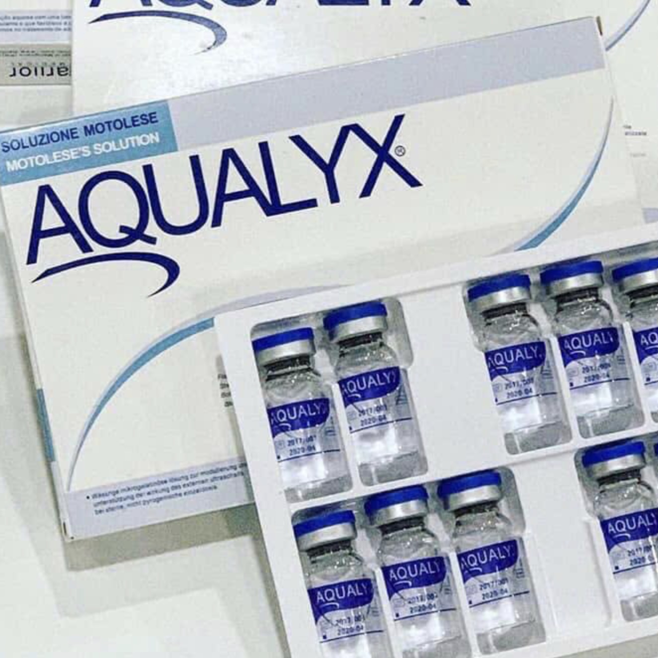 Tinh chất AQUALYX tan mỡ giảm béo ITALY chính hãng 1 lọ