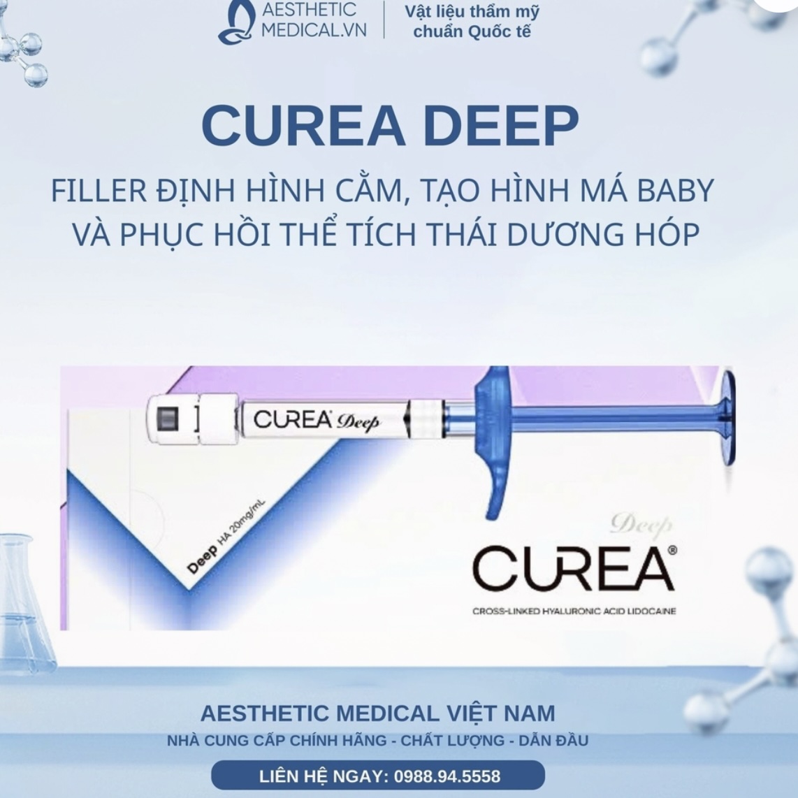 CUREA DEEP tạo hình má bây và phục hồi thể tích thái dương hóp
