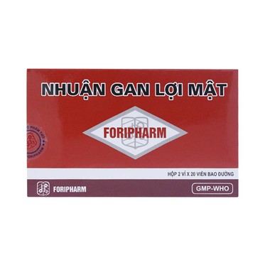 Thuốc Nhuận Gan Lợi Mật Foripharm điều trị mụn nhọt, mề đay (40 viên)