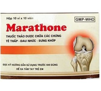 Thuốc Marathone Foripharm điều trị phong tê thấp, viêm khớp (10 vỉ x 10 viên)