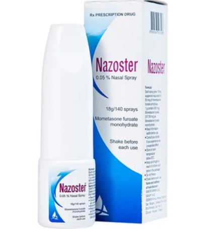 Thuốc xịt mũi Nazoster 0.05% Nasal Spray Santa phòng và điều trị viêm mũi theo mùa