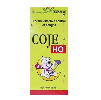 Thuốc Coje Ho TW3 điều trị các triệu chứng ho (75ml)