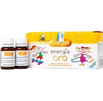 Dung dịch Bouna Energia Oro hỗ trợ bồi bổ sức khỏe, giúp tăng cường thể lực (10 lọ x 10ml)
