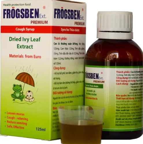Syro ho thảo dược Frogsben ( Chai 125 ml)