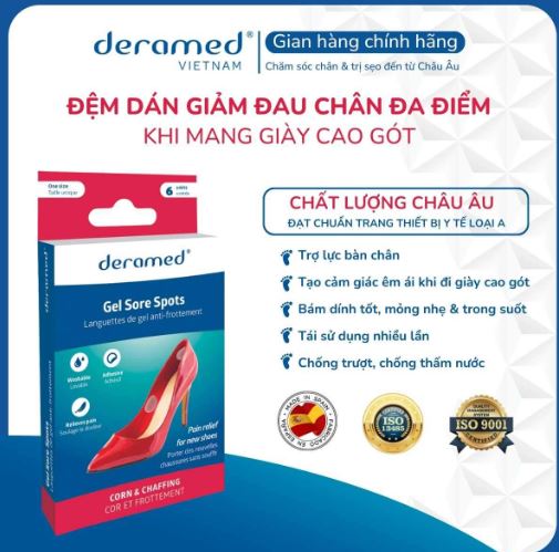 GEL DÁN GIẢM ĐAU ĐA ĐIỂM DERAMED