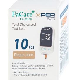 Que thử Cholesterol dành cho máy đo FaCare FC-M168 (TD-4216) (10 que)