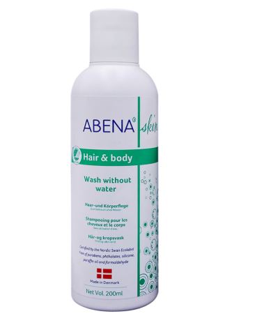 Dầu gội và tắm không dùng nước hương thơm nhẹ Abena Hair Body Wash (200ml)