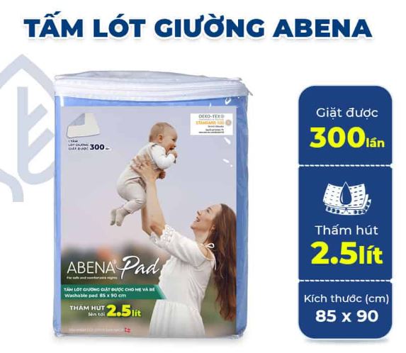 Tấm lót giường dùng nhiều lần Abena Pad 85x90cm