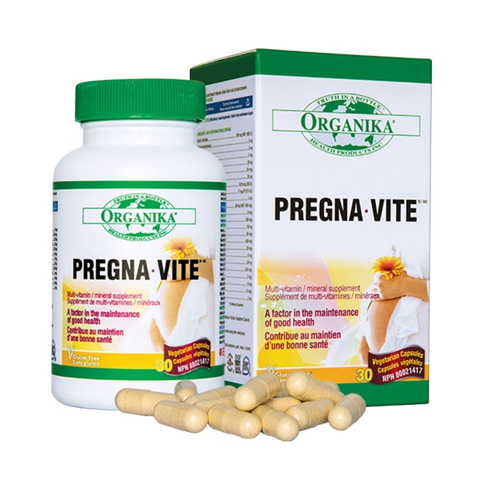 TPBVSK BỔ BẦU ORGANIKA PREGNA VITE, CHAI 30 VIÊN