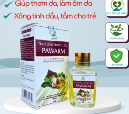 Dầu dược liệu xông tinh dầu tắm cho trẻ  PAWARM (20ML/LỌ)
