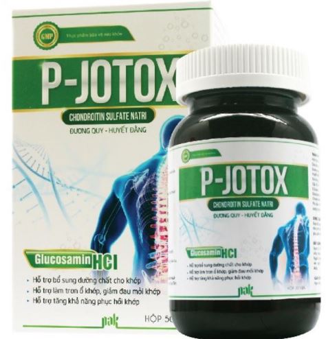 Bổ sung dưỡng chất cho khớp P-JOTOX