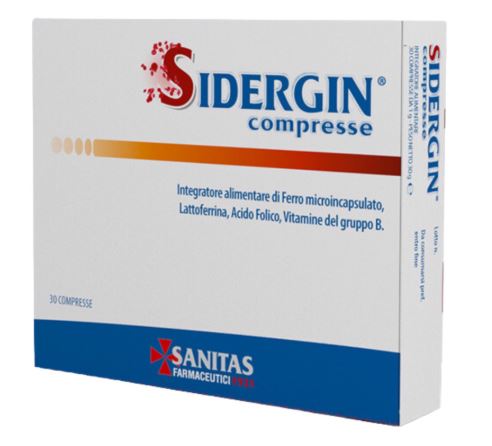 Sidergin Compresse – Bổ sung sắt, Vitamin và Lactoferrin