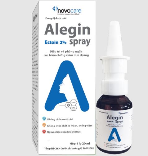 Dung dịch xịt mũi Alegin Spray – Kiểm soát viêm mũi dị ứng hiệu quả, an toàn, không tác dụng phụ