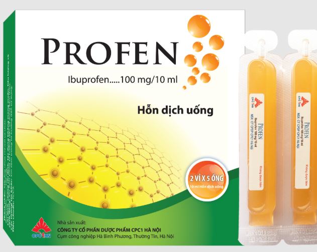 Profen thuốc hạ sốt, giảm đau trẻ em