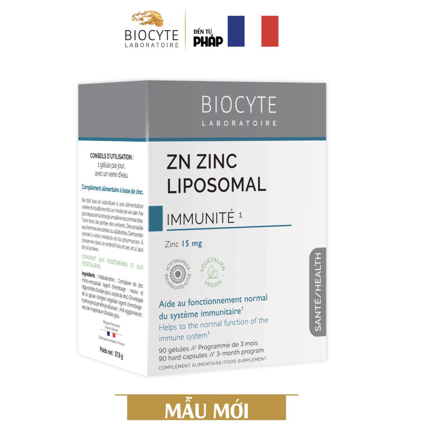 Biocyte Zn Zinc Liposomal - Bổ sung kẽm cho cơ thể